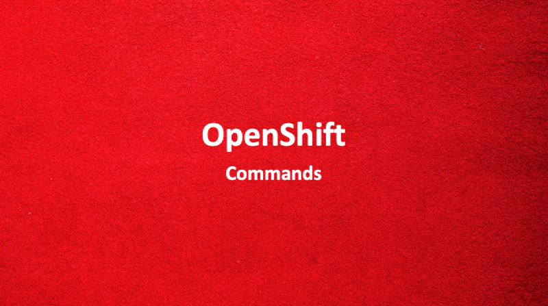 Featured image of post Commandes Openshift